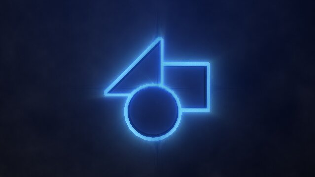 Bright LED Light Show Stage Glowing Rays Logo Reveal