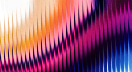 Grainy vibrant abstract gradient pattern with sharp geometric lines and rich colors creating a dynamic visual effect for modern design inspiration and artistic expression gradient background