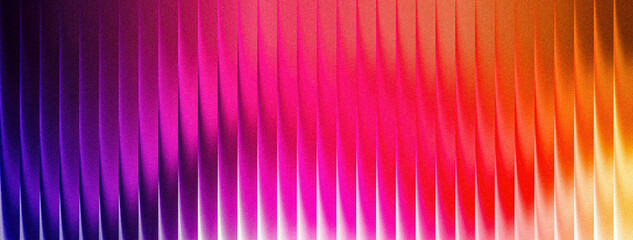 Grainy vibrant abstract textured background with gradient colors transitioning from deep purple to bright orange creating a dynamic and visually striking effect gradient background © Muin