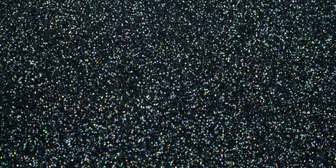 Shiny luxury black glitter texture surface background