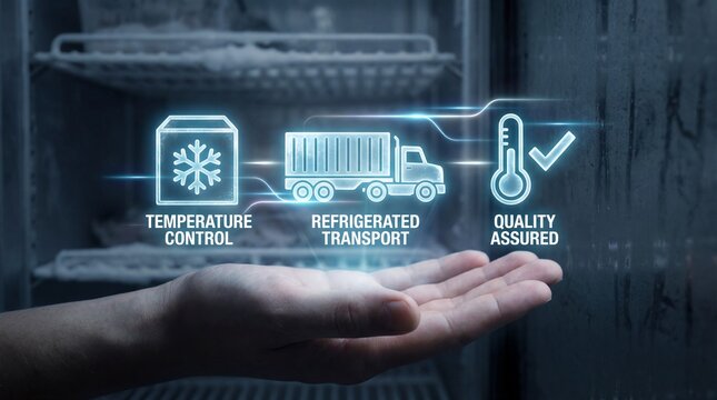 Refrigerated transport and temperature control for quality assured products