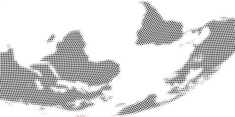 Gray blank vector map of the world in Half tone style isolated on white background. Flat Earth, Globe worldmap Design Template