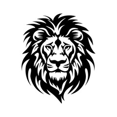 Majestic Lion Head Illustration