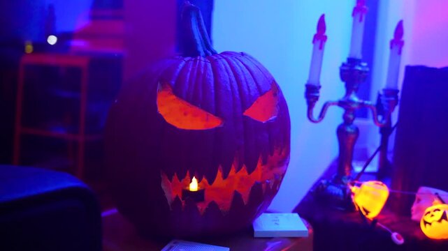 halloween, pumpkin, holiday, orange, evil, fun, celebration, ghost