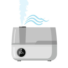 Modern Humidifier with Digital Display