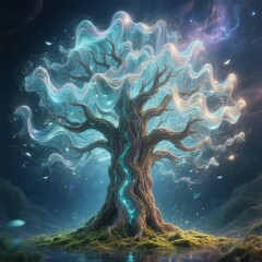 Tree of Life Waves form the branches of a tree representing the