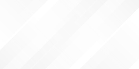 White abstract background with line pattern, banner design. Vector 16:9