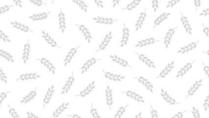 Wheat background. Golden wheat or barley seamless pattern. Wallpaper, farm, harvest, agriculture, organic, packaging, wrapper, backdrop