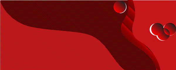 A beautiful red gradient geomorphic elements with abstract background.