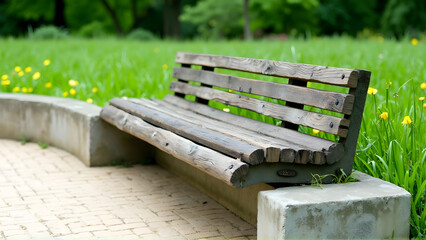 Fototapeta premium Wooden bench