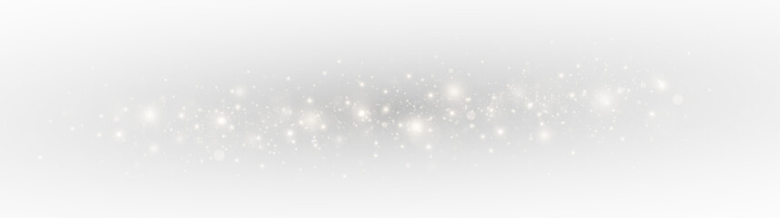 Shimmering sparkle with stardust explosion. Transparent glitter, glowing light, and magical flare for decorative celebration effects.