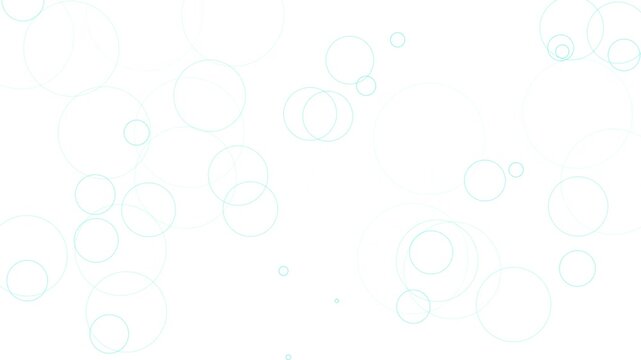 Abstract background featuring numerous light blue circles with subtle sparkle effects on a clean white backdrop, ideal for modern digital designs.