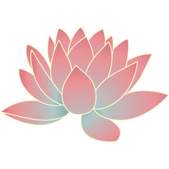 Obraz premium Lotus Flower Illustration