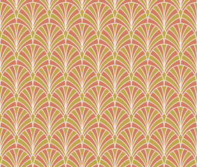 Seamless art deco abstract pattern. Geometric modern background. Vector illustration.