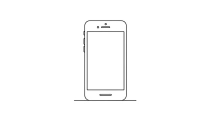 Modern smartphone with large screen