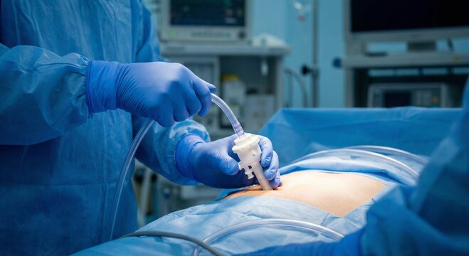 Laparoscopic CO2 Insufflation Process in Minimally Invasive Surgery.