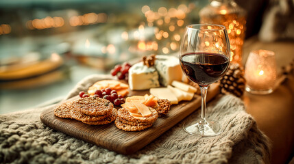 wine and cheese