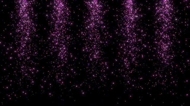 pink glitter dust light background animation