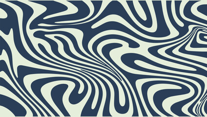 Fototapeta premium Abstract swirling pattern with contrasting dark blue and cream colors