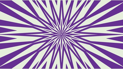 A striking geometric pattern featuring purple and white radial lines © MdSafi