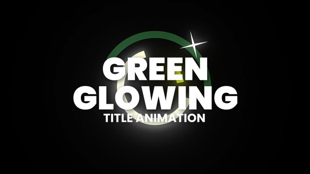 Glowing Colorful Shapes Fun Exotic Text Title 08