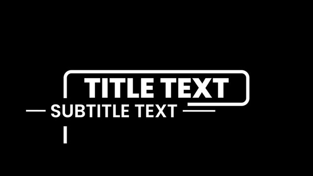 RGB Glitch Delay Echo Effect Modern Trendy Title Intro 06