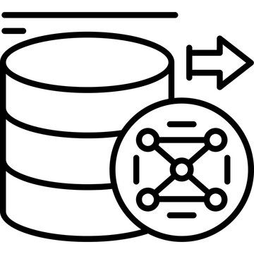 NoSQL Database Icon Vector Element