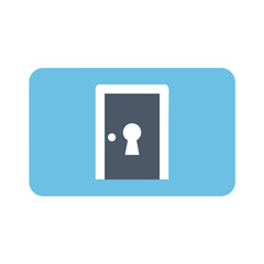 Unlocking Opportunity Doorway Illustration