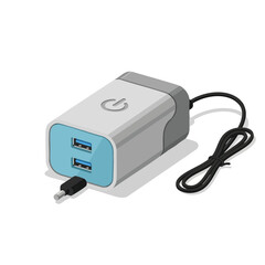 Compact USB Power Adapter with Dual Ports