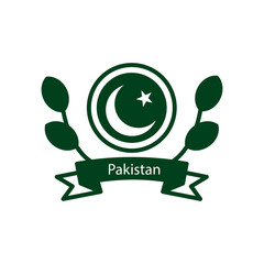 Pakistan Flag Circle Trophy Icon