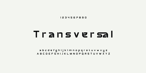 Fototapeta premium Modern alphabet fonts. Typography, Technology, Lettering, Elegant, Fashion, Designs, Serif fonts, Uppercase. Vector illustration