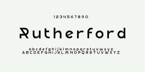 Modern alphabet fonts. Typography, Technology, Lettering, Elegant, Fashion, Designs, Serif fonts, Uppercase. Vector illustration