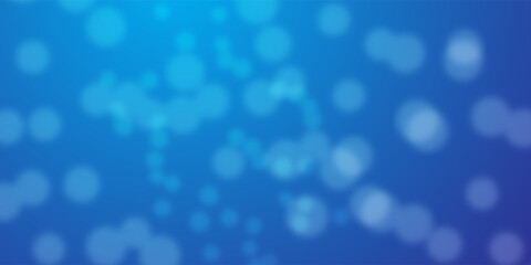 Abstract blue gradient bokeh background with soft glowing circles, smooth blur, clean modern style. © tajul
