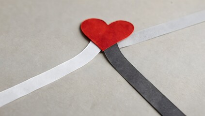 Love and Decision Concept at Road Intersection