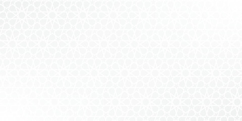 Fototapeta premium white abstract background Seamless geometric pattern in authentic islamic style. ramadhan pattern