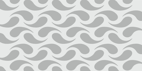 Seamless Wave Pattern Background in Soft Grey for Modern Design and Textured Surfaces