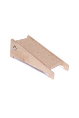 Cat claw filing ramp on a white background