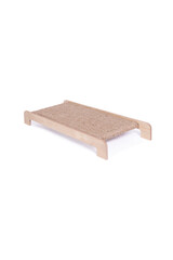 Cat claw filing ramp on a white background