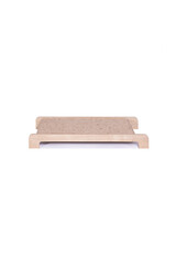 Cat claw filing ramp on a white background