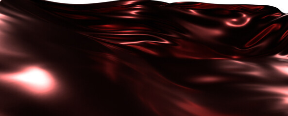 Obraz premium Elegant abstract red silk cloth background, perfect for luxury, fashion, and artistic designs. Ideal for websites, prese