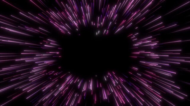 pink purple abstract lines logo animation background