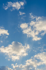 Obraz premium 冬の空 山から見た曇り空25.