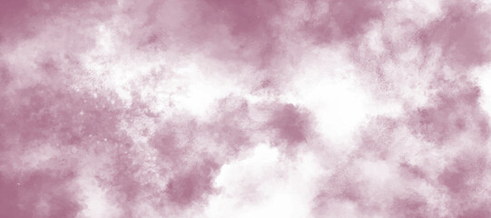 Fototapeta premium serene and peaceful pink cloudy sky with white clouds The pink hue adds a touch of warmth and coziness to the scene, creating a beautiful and dreamy landscape.