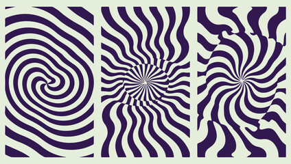 Three ornate islamic arch designs with intricate geometric patterns and green hues