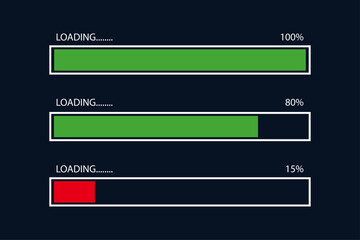 vector illustration of a battery charge