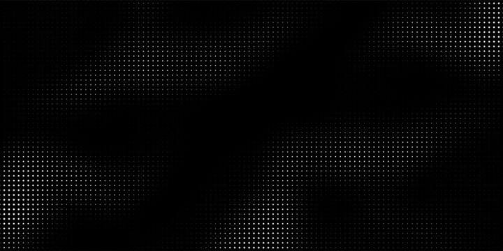 Dot white black wave technology texture background. Abstract big data digital concept. 3d rendering.