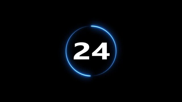 modern & simple neon 30 seconds animated countdown from 30 to 0 seconds 30-0 counting down seconds neon number 30 seconds countdown timer icon, circle, countdown, clock, time, stopwatch, timer