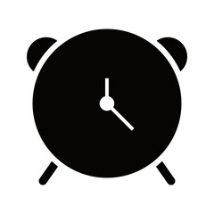 Alarm Clock Vector Icon &ndash; Time, Wake Up and Schedule Symbol