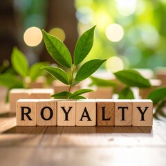 積み木に書かれたアルファベットのロイヤリティ