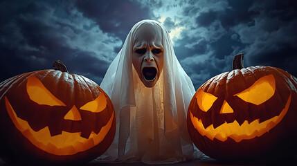 Ghostly halloween night
